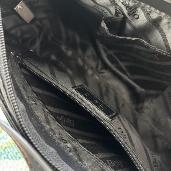 NWT Beijo Black Patent Bag - Picture 7 of 9